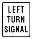 left turn signal