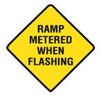 ramp metered when flashing