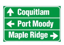 Directional sign