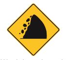 Watch for rocks on the road ahead