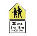 school zone 30 km/h 8-5 pm