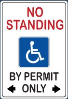 no standing by permit only